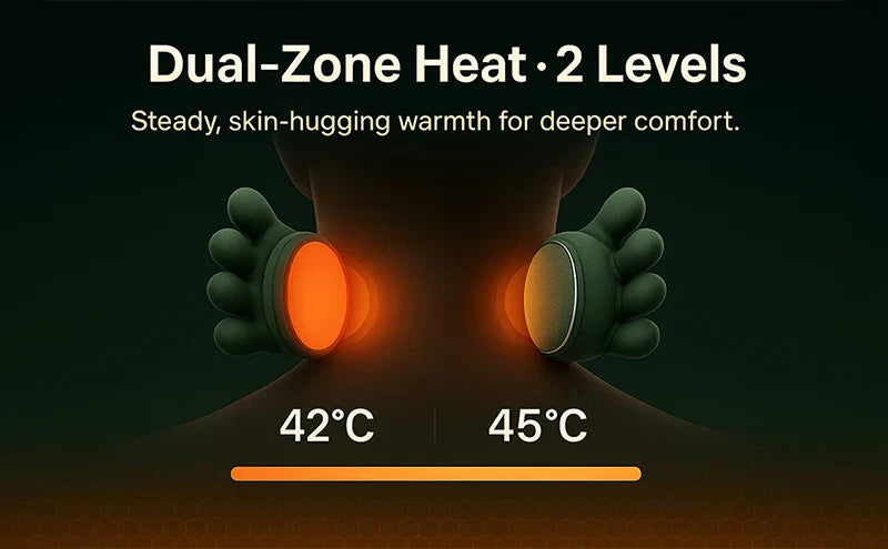 2025 Bionic Neck Shoulder Massager N7 Kneading Massager Shawl 3-Level Modes Neck Cervical Waist Leg Body Muscles Massage Pillow