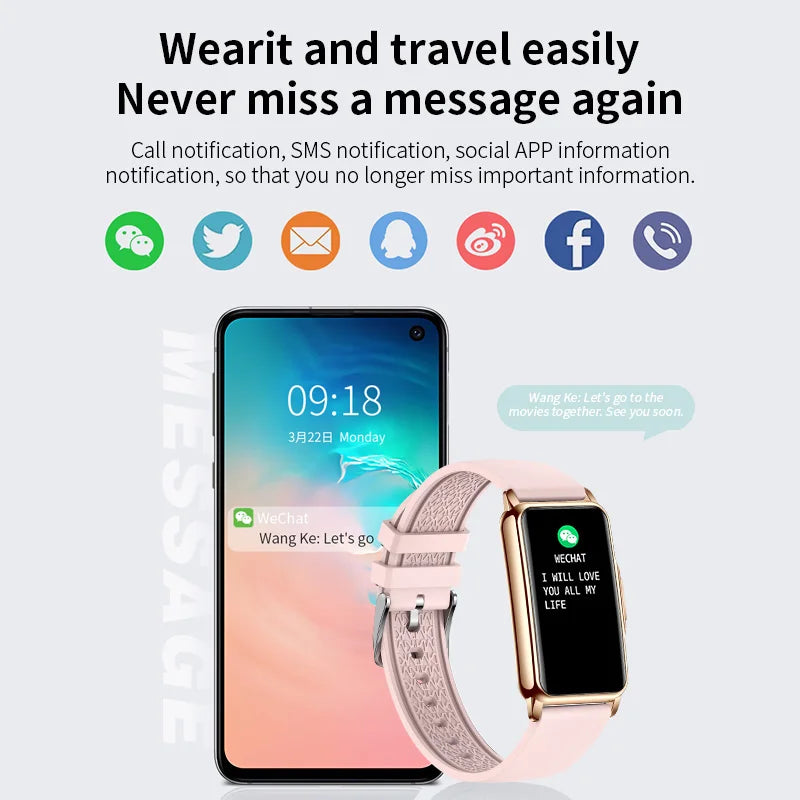 Smart Watch for Women & Men - Bluetooth Call, Heart Rate & Fitness Tracker