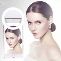 Selfie Ring Light - Clip-On LED Light for Phones, Tablets & Laptops