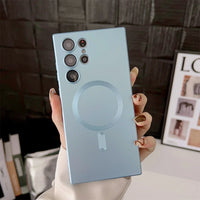 Luxury Matte Magnetic Phone Case - Samsung Galaxy S25/S24/S23/S22 Ultra