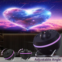 12-in-1 Galaxy Star Projector - Meteor Night Light Lamp with Ultra Clear HD Projection