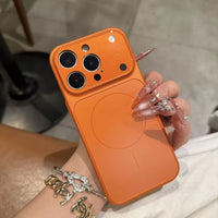 Magnetic iPhone Case - Solid Color Nano Frosted Glass MagSafe Compatible
