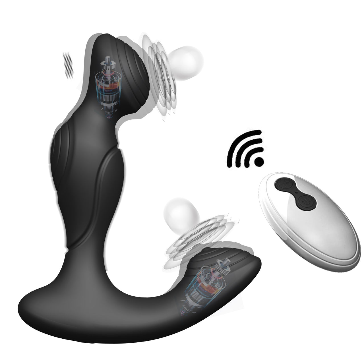 Wireless Remote Control Prostate Vibromasseur Rear Wear Supplies