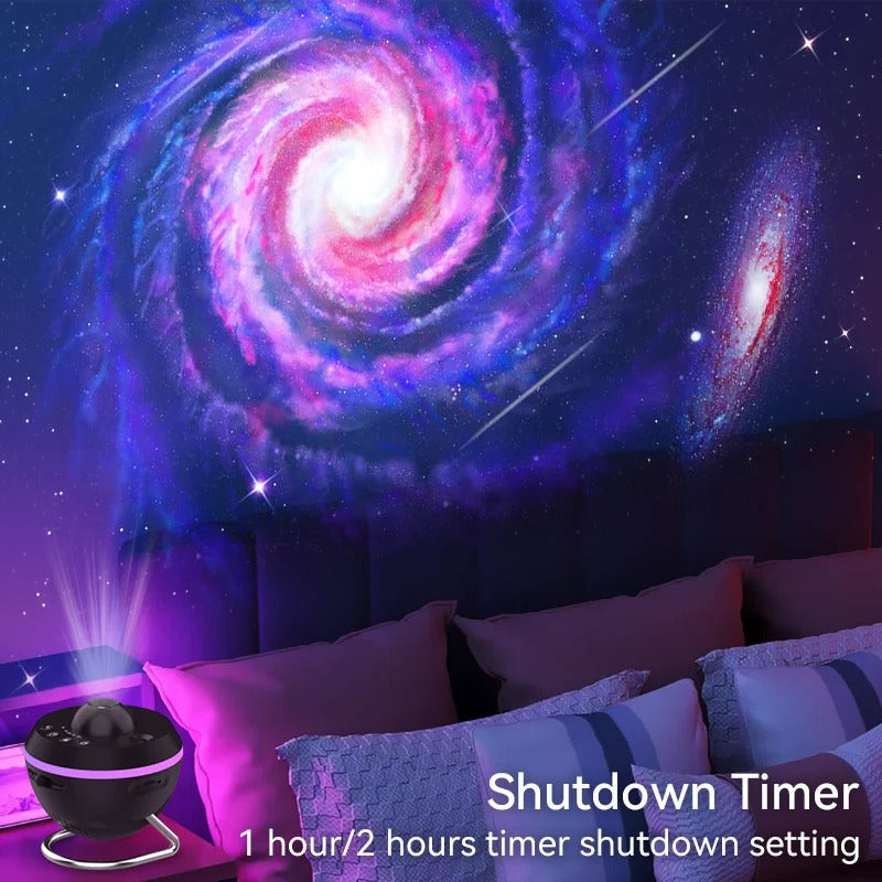 12-in-1 Galaxy Star Projector - Meteor Night Light Lamp with Ultra Clear HD Projection