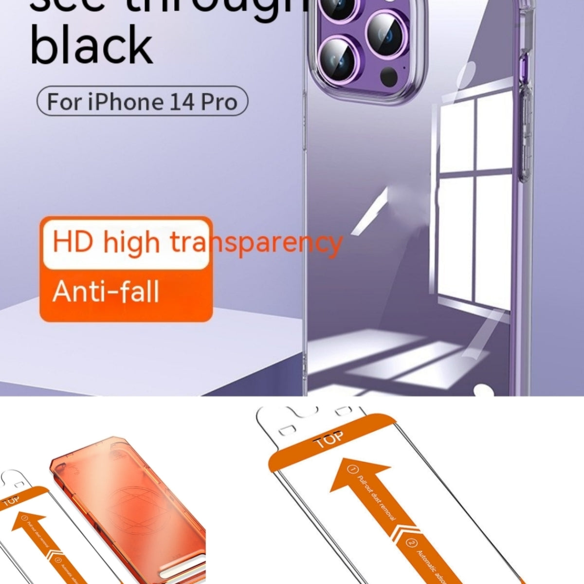 Transparent Anti-fall Shell Mobile Phone Screen Protector And Mobile Phone