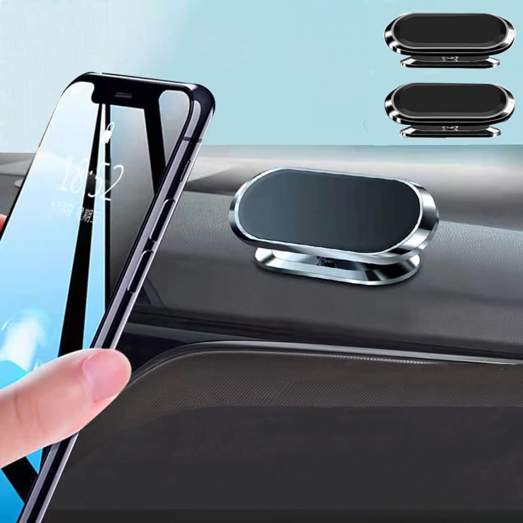 2 Pack Strong Magnetic Car Phone Holder Upgrade Powerful Magnet 360 Degree Rotation