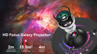 12-in-1 Galaxy Star Projector - Meteor Night Light Lamp with Ultra Clear HD Projection