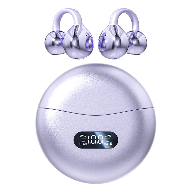 Ear-Clip Open-Ear Bluetooth Earphones