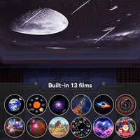 12-in-1 Galaxy Star Projector - Meteor Night Light Lamp with Ultra Clear HD Projection