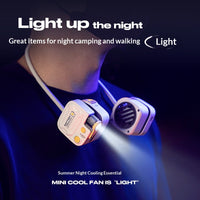 Neck Fan — Portable Bladeless Silent Mini Fan