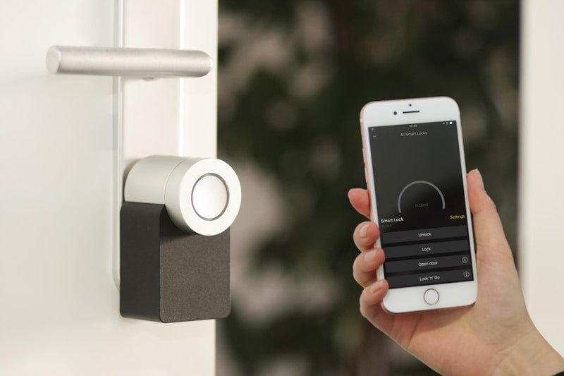Smart Door Lock - Fingerprint & App Control, Keyless Entry